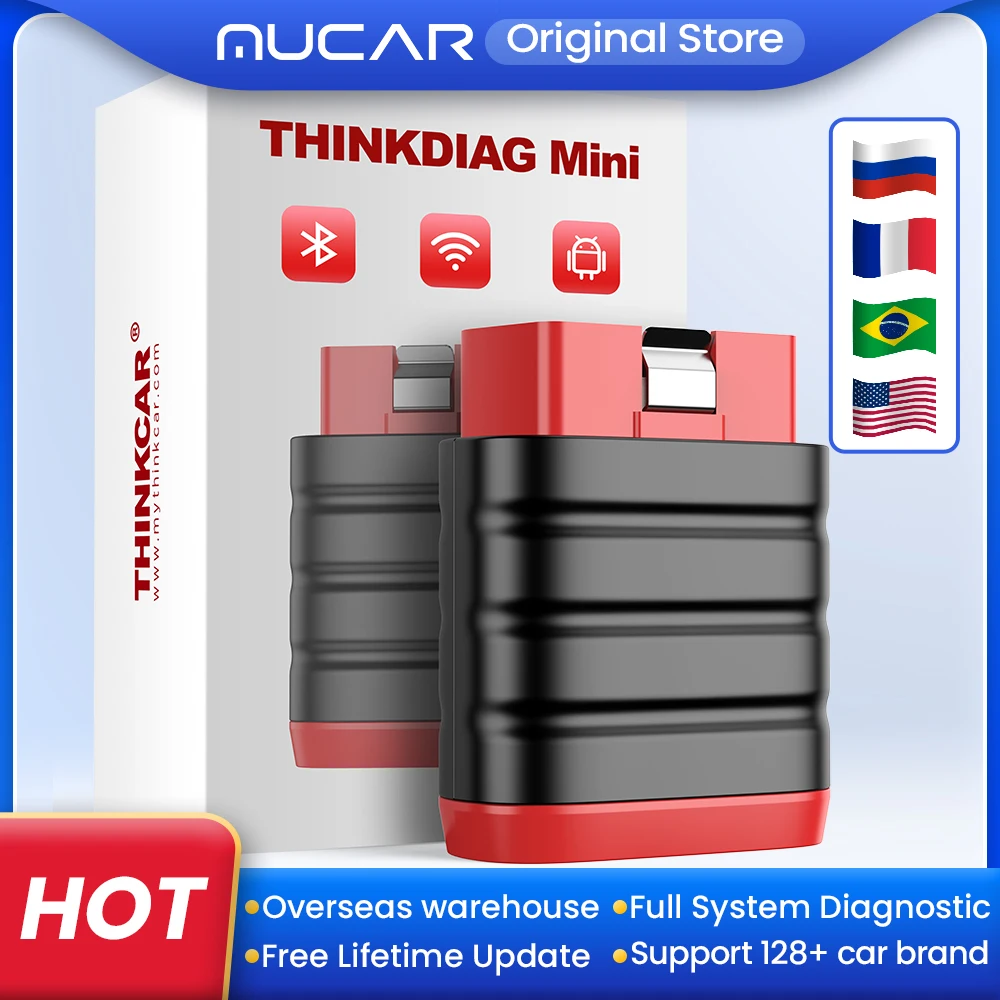 Thinkcar Thinkdiag Mini Obd2 Scanner Strumento Diagnostico Automobilistico Lettore Di Codici Obd Sistema Completo Diagnostica Scansione A Vita Updater