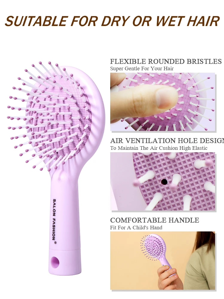 Hair Brush Comb Set Cartoon Dinosaur for Child