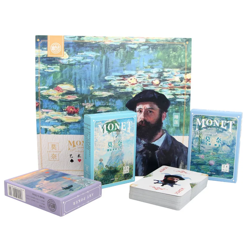 Playing Cards Vincent Van Gogh Sunflower Poker Playing Cards Indoor Family Entertainment Starry Night Casual Board Game