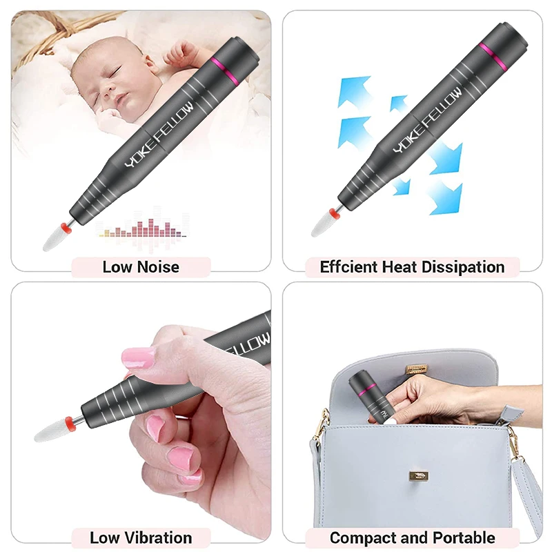 Professional Electric Nail Drill Machine for Manicures
