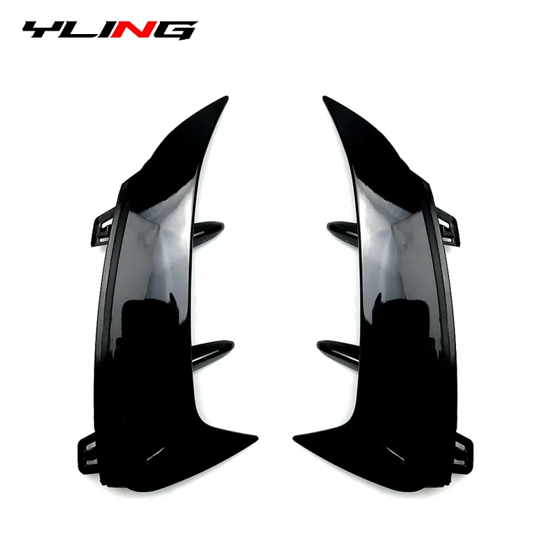 Fit For Mercedes-Benz car bumper spoiler car rear bumper lip car side spoiler car rear bumper cover Accessories CLA W177 Hatchback A45 A35 A180 A200 A220 AMG Rear Bumper Spoiler Side Canard Air Vent Co