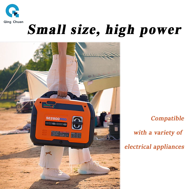 Gasoline Generators 3KW Household Miniature Silent Frequency Conversion RV Outdoor Portable Camping Gasoline Generators