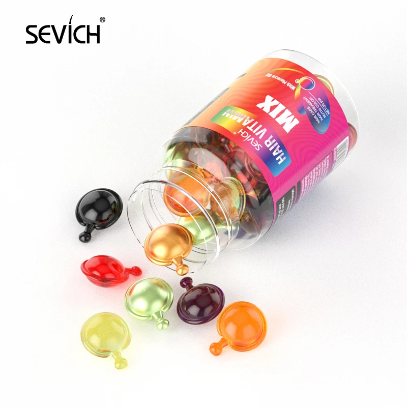 30PCS Hair Vitamin Capsules Keratin Complex Oil Moisturizing Nourishing Hair Serum Treatment Oil for All Repair