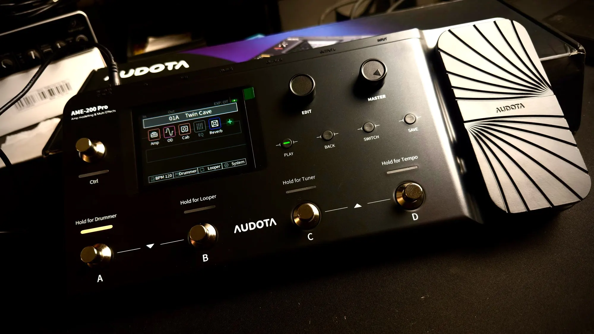 【最新】Audota Ame-200 Pro マルチエフェクター Amazon.com: AUDOTA AME-200 Pro Guitar Multi Effects Processor with