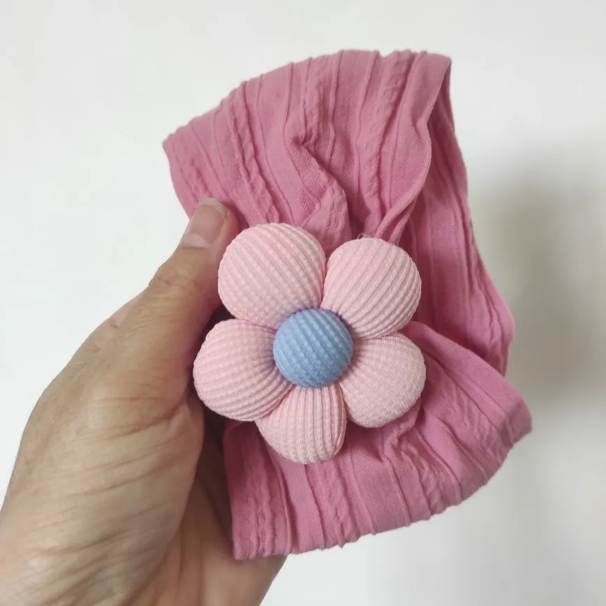 Cute Floral Nylon Baby Headband photo review