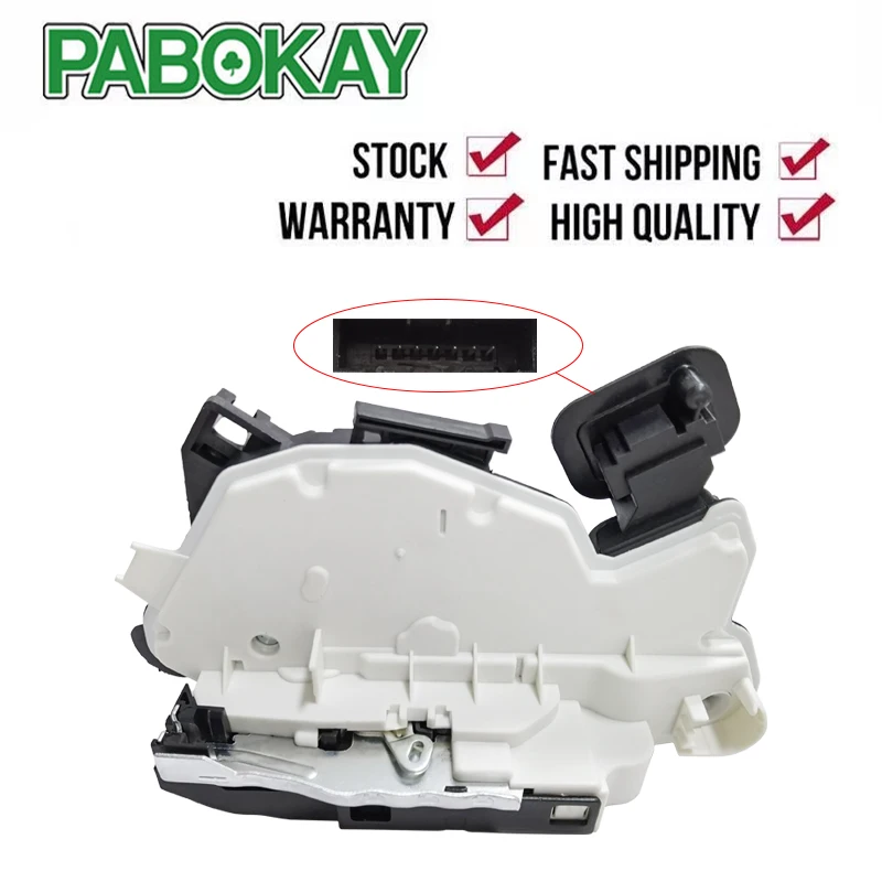 Fs 7pin Front Left Door Lock Latch Actuator For Vw Beetle Golf Mk6 Mk7