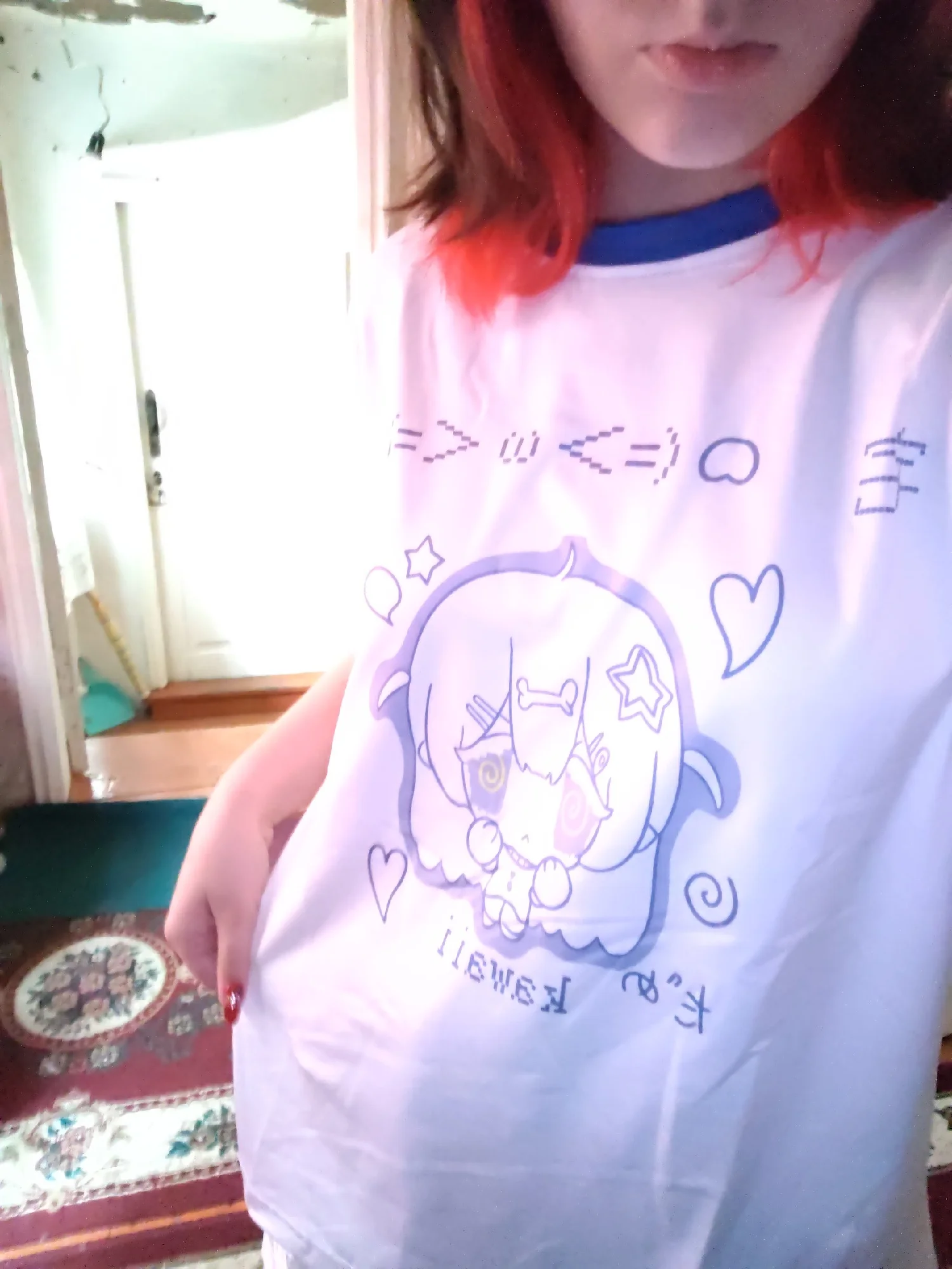 Blue Girl T-Shirt - Cutecore Aesthetic photo review