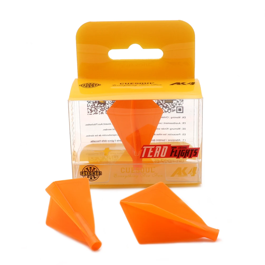 CUESOUL TERO AK4 Dart Flights Diamond Shape-Orange