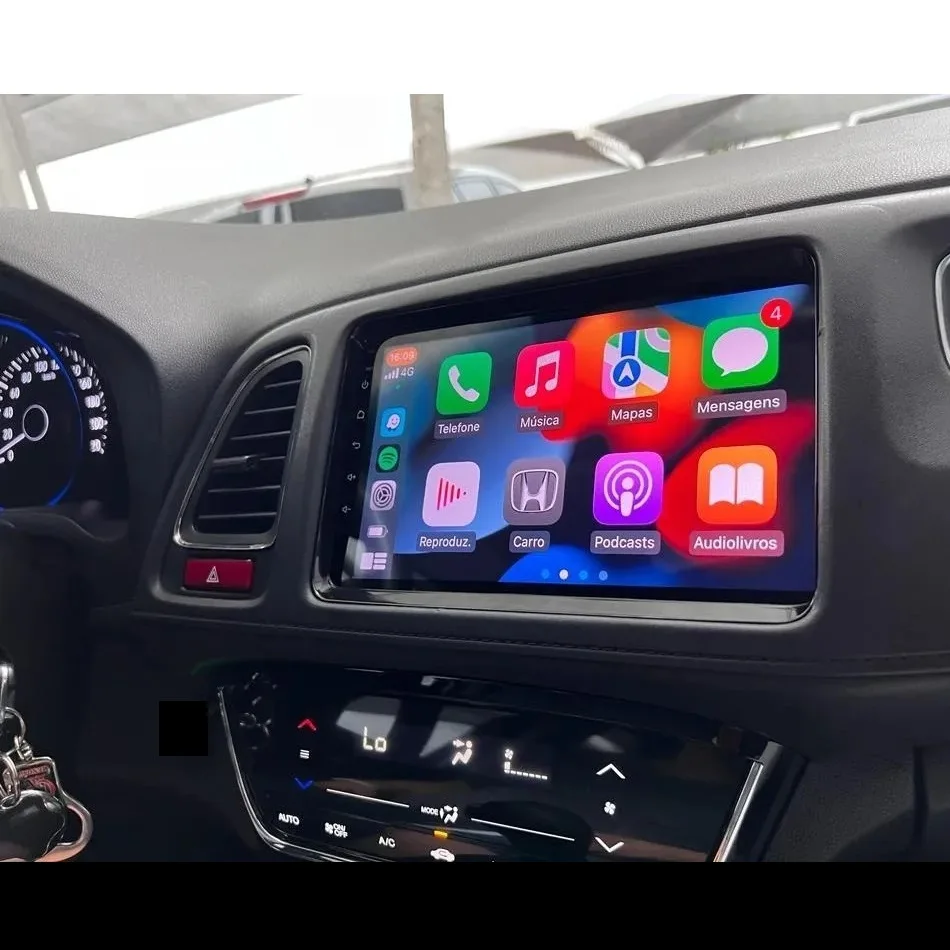 For HONDA HRV ATE 2021 9 INCH Frame and connecting cables for multimedia installation 9 "NAVPRO CASKA - 2