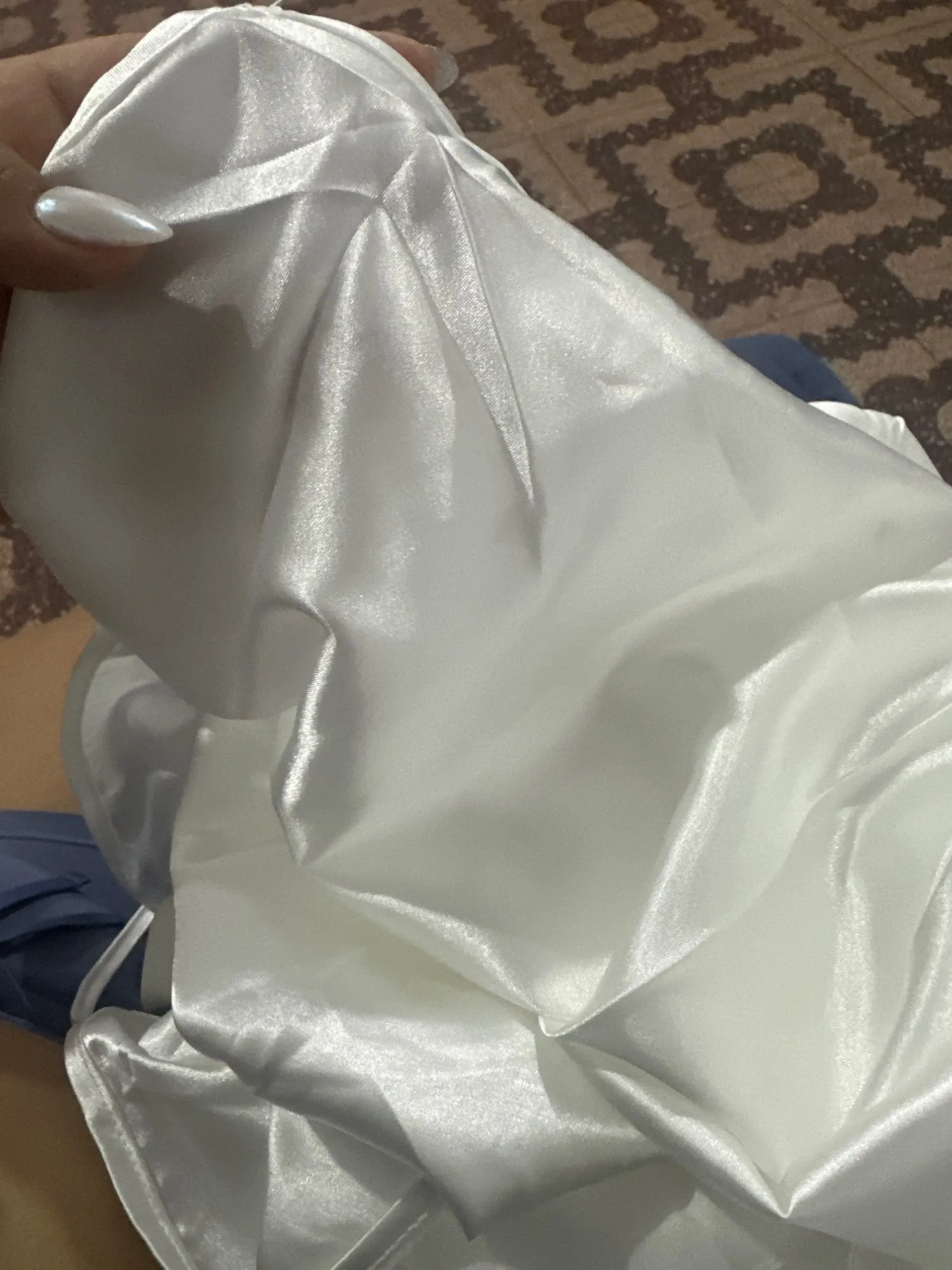 Luxurious Plus Size Satin Chemise Nightgown for Women photo review