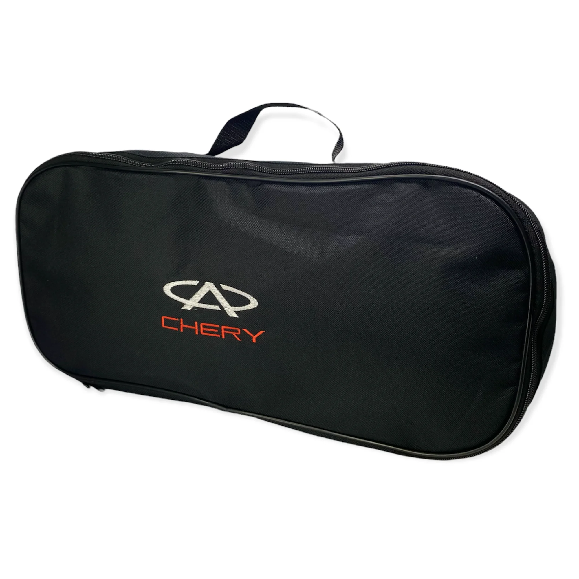 PVC car kit bag 600 with Chery label. Organizer in the trunk with the brand of the car. Tiggo 2
