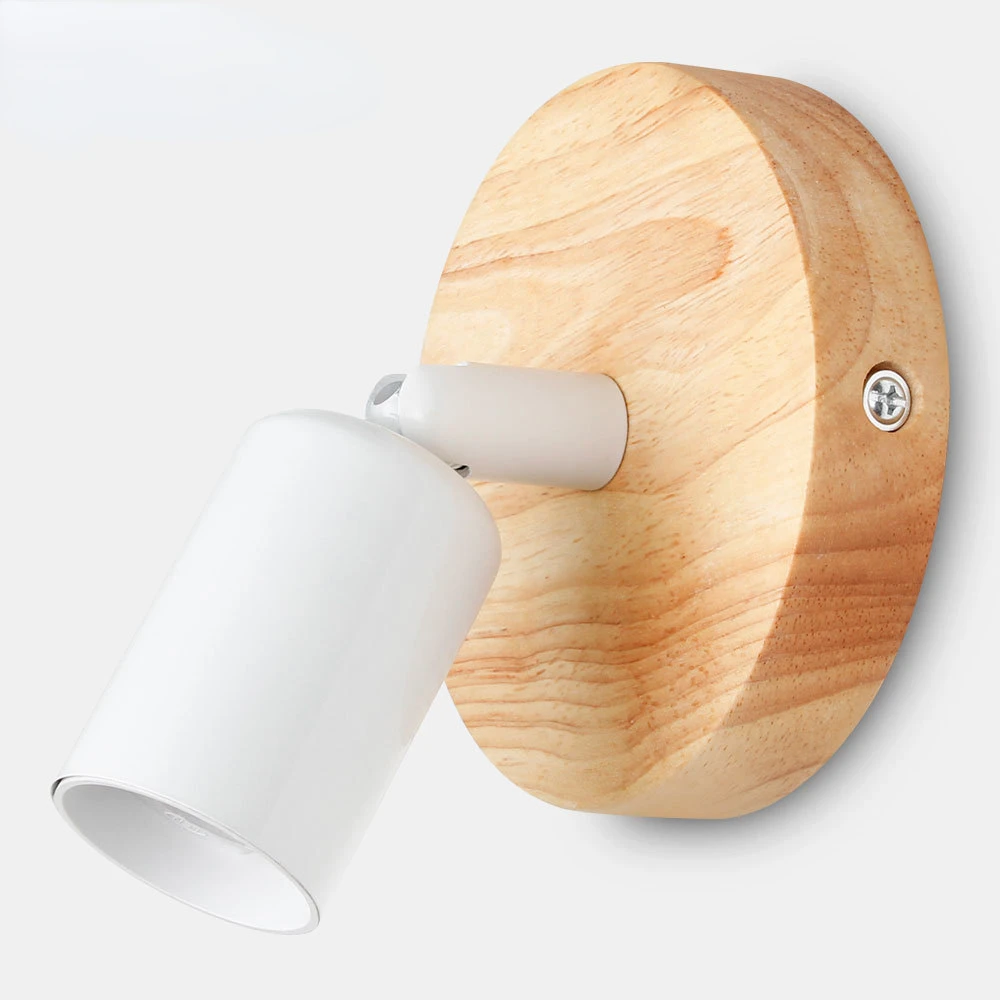 Wall Lamp Nordic Vintage Wood E27 110V 220V Loft Style Bar Cafe Restaurant Home Lighting