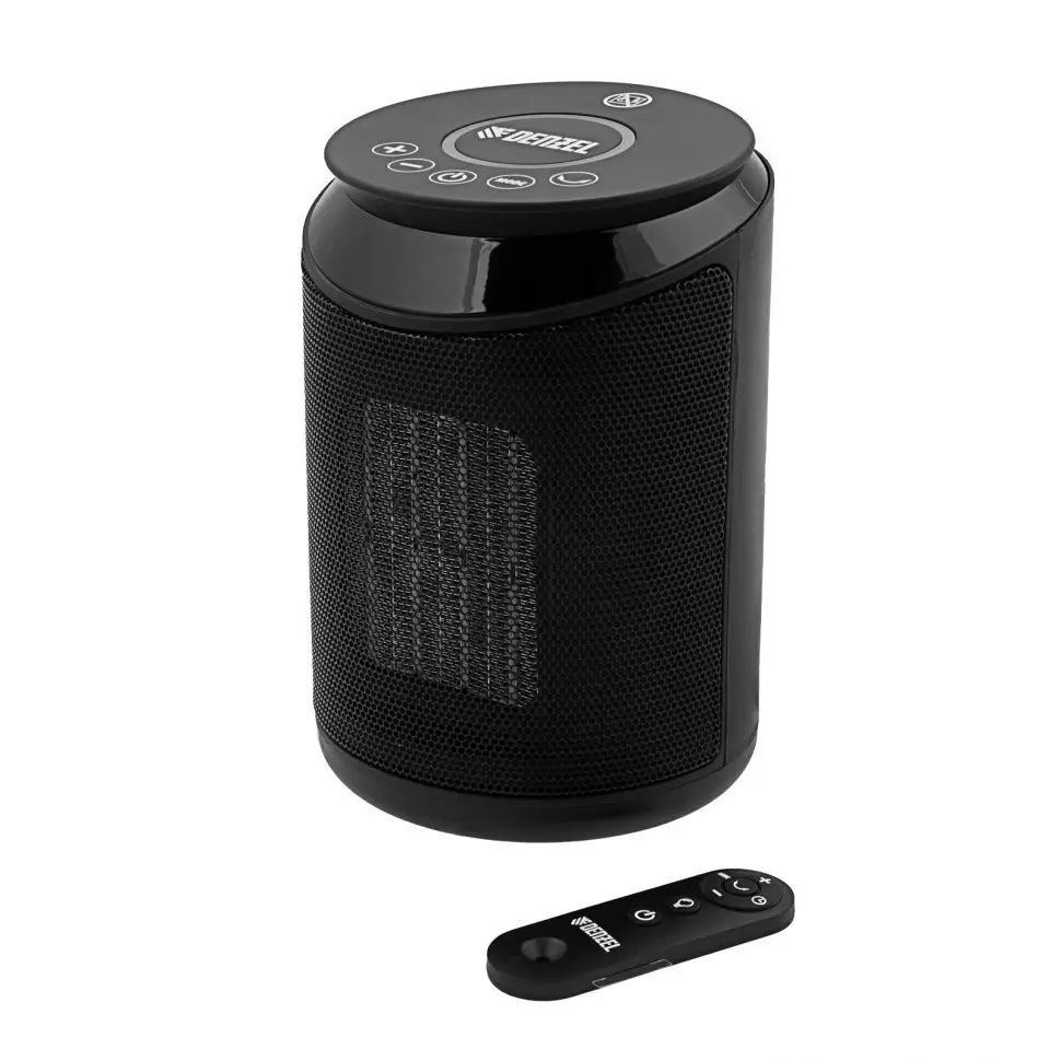 Тепловентилятор электрический керамический DTFC-2000, пульт, 3 режима, вентилятор, нагрев 1000/2000 Вт Denzel 96419