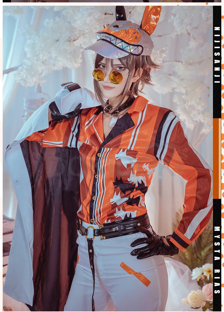 DokiDoki R NIJISANJI Cosplay Vtuber Luxiem Cosplay Mysta Rias Costume 