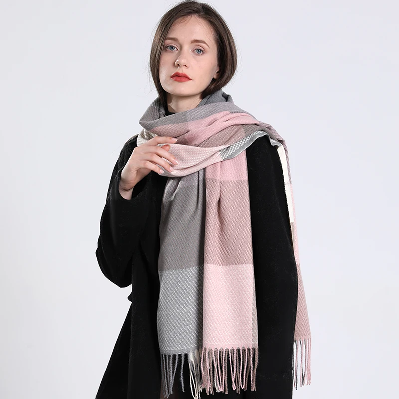 Ehsbuy Cashmere-Like Winter Scarf For Women – Extra Soft Pashmina Shawl & Wrap | Perfect Gift For Christmas, Weddings & Evenings