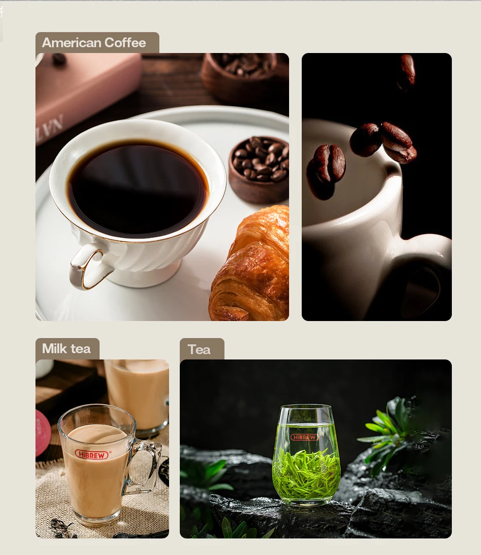 Description Picture 5 of itemHiBREW Filter Coffee Machine Brewer for K-Cup Capsule& Ground Coffee, Tea Maker Hot Water Dispenser Single Serve Coffee Maker