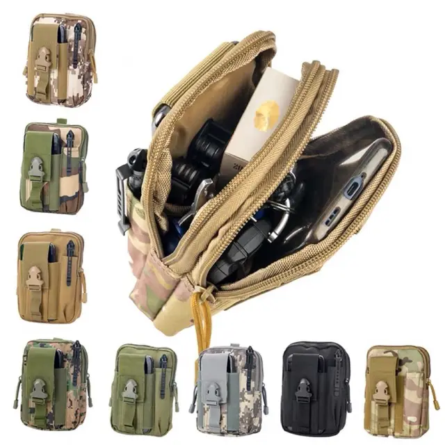 Bolsa Táctica Militar Para Celular Cámara Multiusos Cruzada