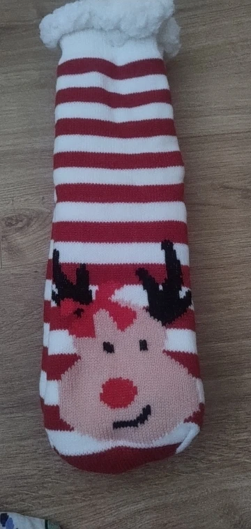 Flauschige Wintersocken mit niedlichen Tiermotiven photo review