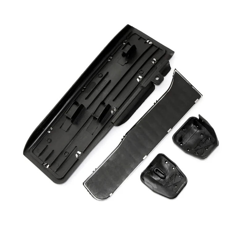 Car Pedal For Volkswagen VW Tiguan 5N 2009~ Non-slip Rubber Restfoot Stainless Steel Protection Foot Pad Sticker
