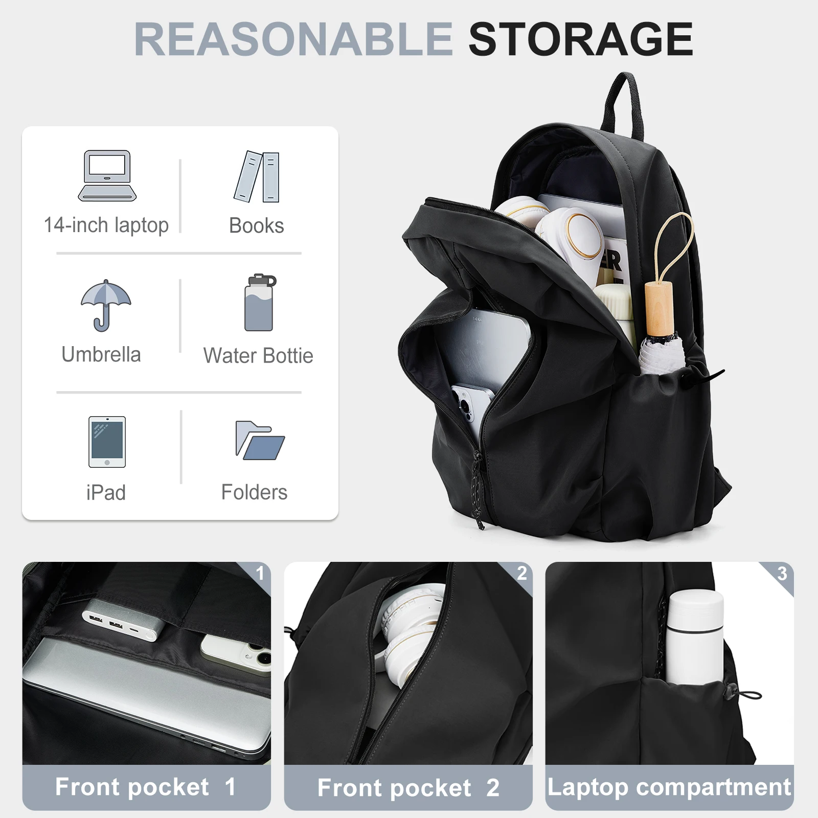 School Backpack Boy Men's Children's Backpack Child Girl School Bag Versatile Japanese Backpack Unisex Book Bag Student Backpack