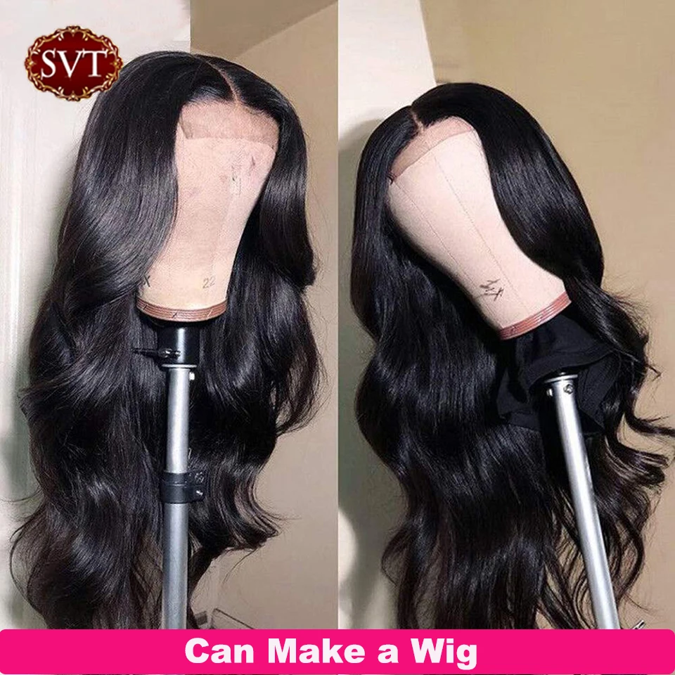 SVT Hair Body Wave Bundles Indian Hair Weave Bundles 1/3/4 PCS Human Natural Remy Extension 8-26"