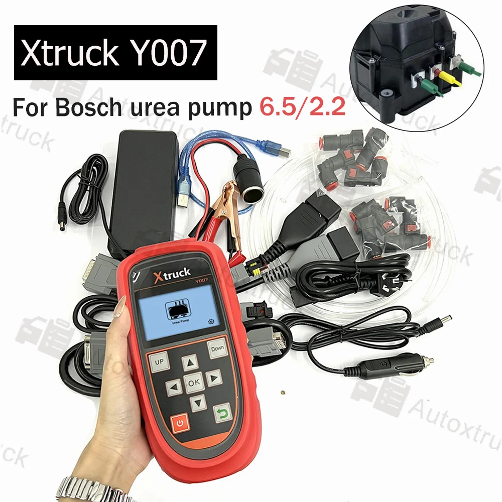 

Automatic Detection Xtruck Y007 Truck Urea pump diagnosis tool Xtruck Y007 For Bosch 6.5/2.2 urea pump diagnostic tool