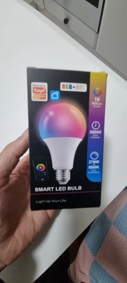 TNCE Tuya E27 Bombilla con Bluetooth/WIFI/Zigbee, luz LED regulable, 2700-6500k RGB, aplicación Smart Life, voz con Alexa Google Home photo review