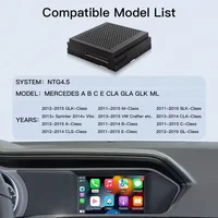 Wireless Carplay Android Auto Becker Module For Mercedes Benz A B C E CLA GLA GLK ML Sprinter NTG4.5 with Bluetooth Navigation 5