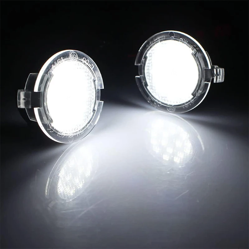 2X LED Pathway Lighting CANBUS Under Side Mirror Puddle Light for Ford Edge Rang