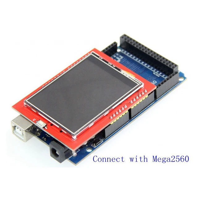 JSGHGDF Copmatible Per Mega-2560 TFT LCD Shield Scheda Di Espansione 2.8-3.2 Pollici Scheda Modulo LCD Adattatore - Foto 10