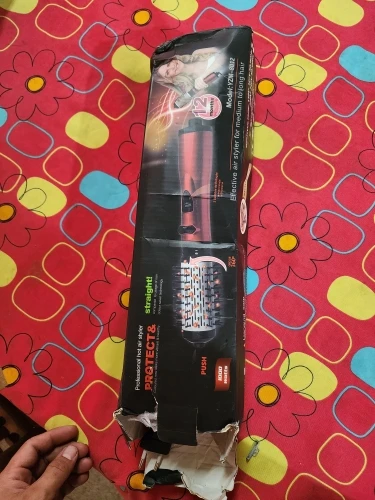 Valentine Gift Hair Curler Straightener Electric Hair Brushes Hot Comb Professional Curling Iron Heated Anti-Scald Thermal Brush photo review