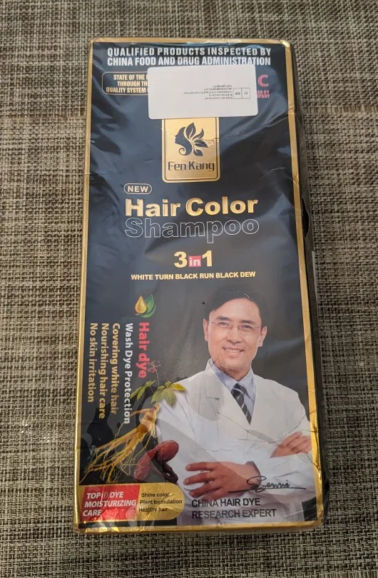 Hailicare® 500ml Permanent Hair Color Shampoo Exclusive Organic Hair Dye photo review