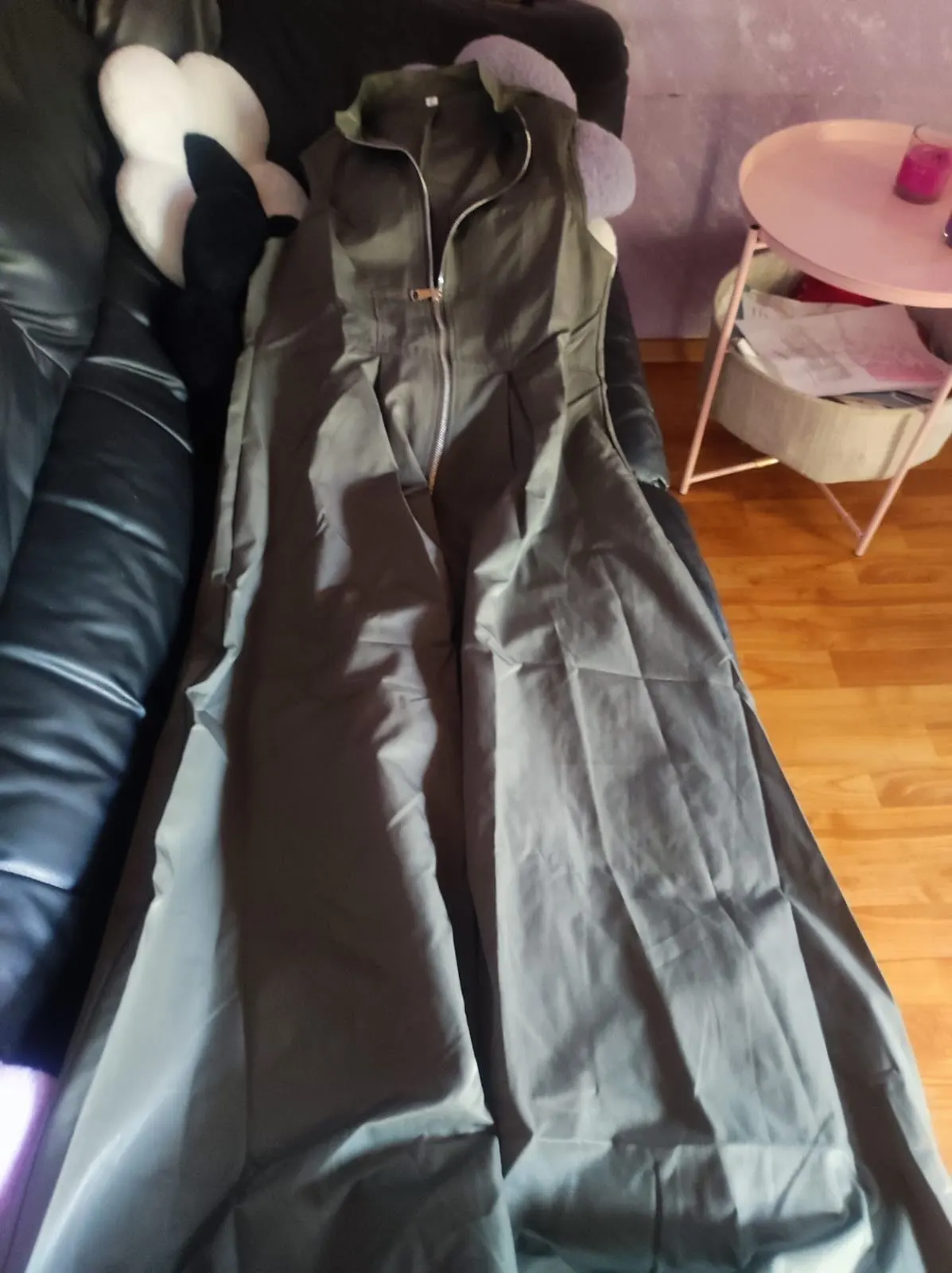 MUJER Zipper Midi Dress - Pleated A-Line Summer Party Dress photo review