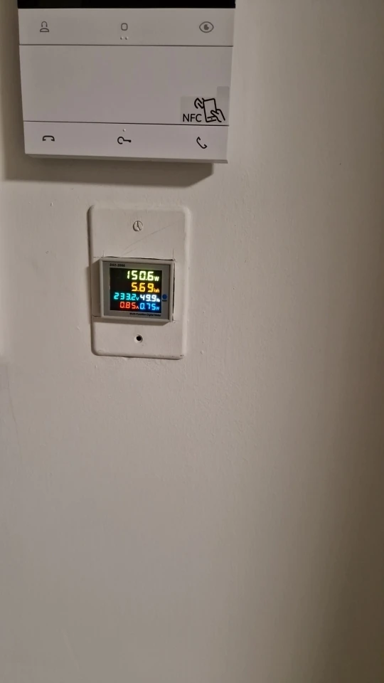 6IN1 Din Rail AC Monitor Voltage Current Power Factor Active KWH Electric Energy Frequency Meter Volt Amp 110V 220V 380V 100A photo review