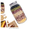 2-Pack 128oz Extra Wide Mouth Mason Jars 1 Gallon Glass Large Storage Jars with Airtight Lid for Food Storage Curing Fermentatio 6