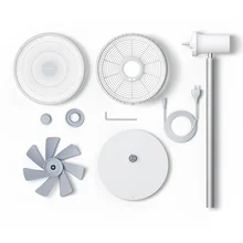 Smartmi – ventilateur d'extérieur sans fil 3, Portable, électrique, Rechargeable, blanc, brise naturelle, contrôle intelligent
