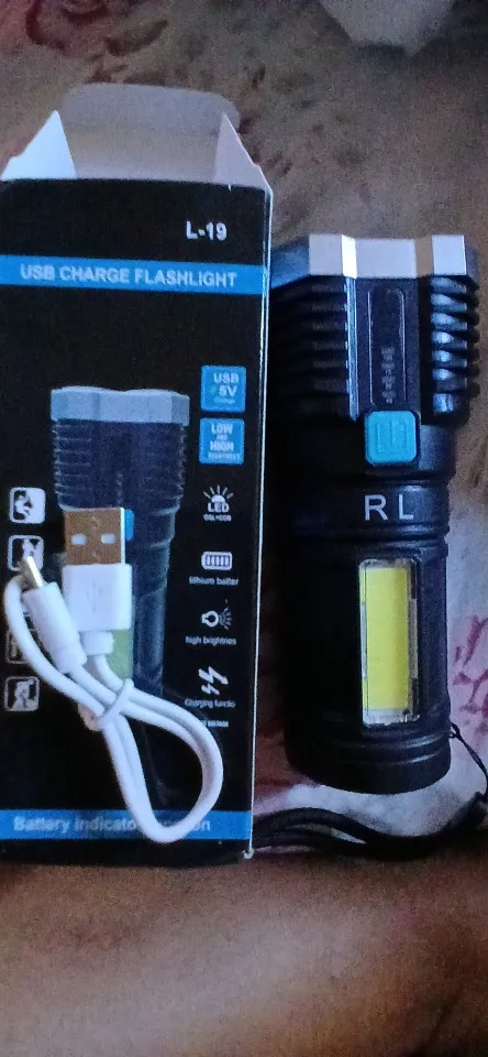 NEVERDIE STORE - Lanterna Led Prova Dágua 4 Núcleos Potente Usb Recarregável ENVIO RAPIDO PARA TODO O BRASIL photo review