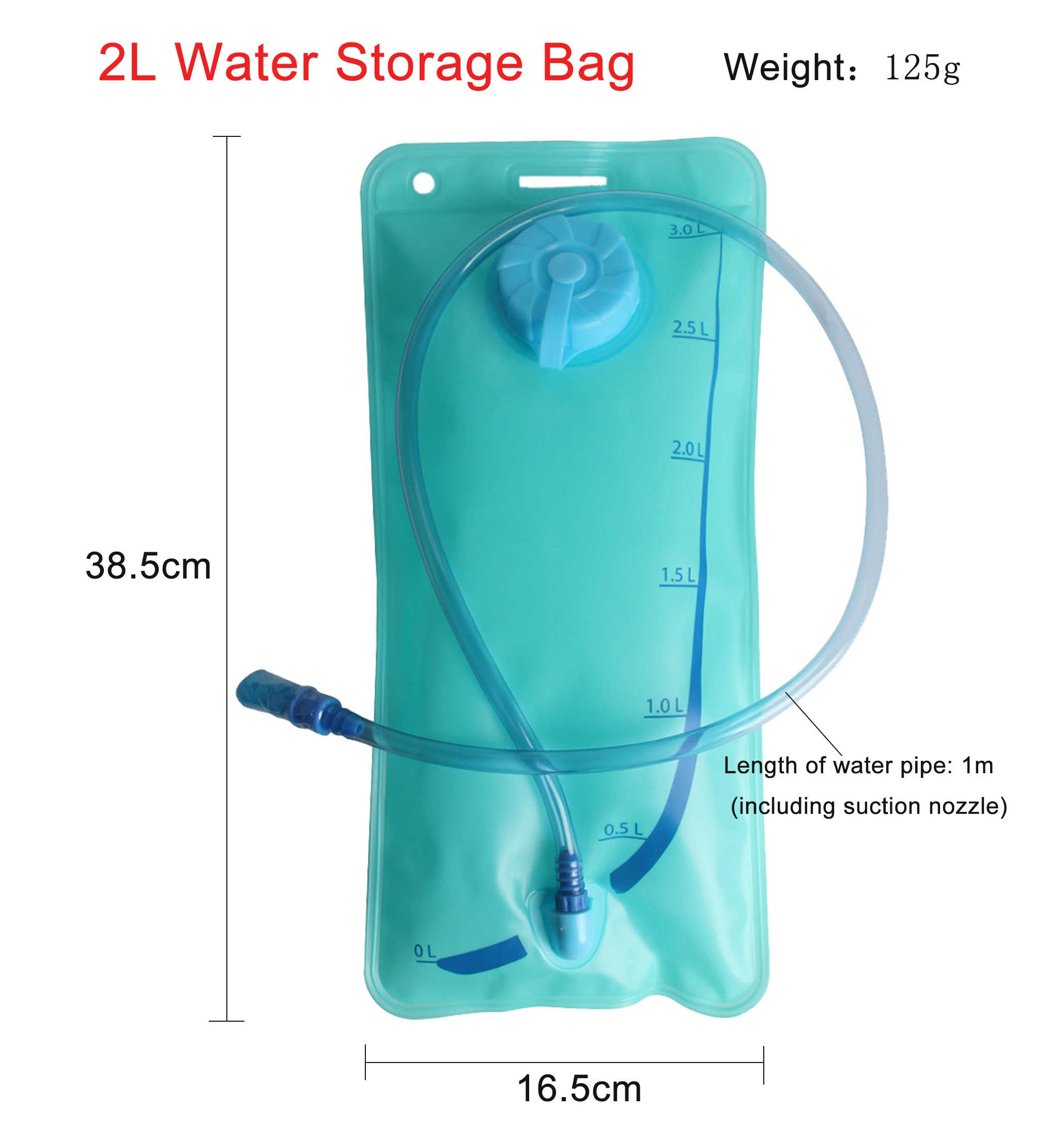 Description Picture 5 of item2L/3L Outdoor Camping Water Bag Sport Bottles Hiking Reservoir Water Bladder Pack Camping Shower Hydration Backpack Camel Bag