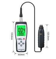 Smart Sensor AS63B 10HZ~1KHZ 0.1~199.9m/s Precision Vibration measurer Tester Gauge Analyzer Digital vibration meter 1