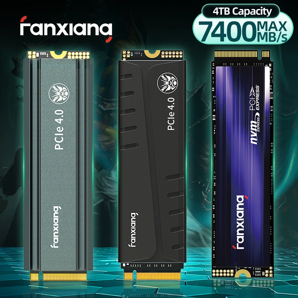 Fanxiang-unidade de Estado Sólido Interna para Desktop Disco Rígido Ssd S660 S770 S880 Ssd Nvme m2 Pcie4.0 x 1tb 2tb 4tb Playstation Ps5