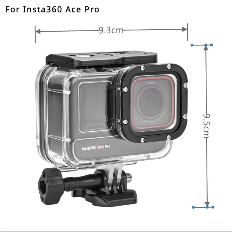 Insta360 Ace Pro 카메라 용 60m 방수 하우징 케이스 수중 하우징 커버 다이브 케이스 액세서리 Anti-scratch