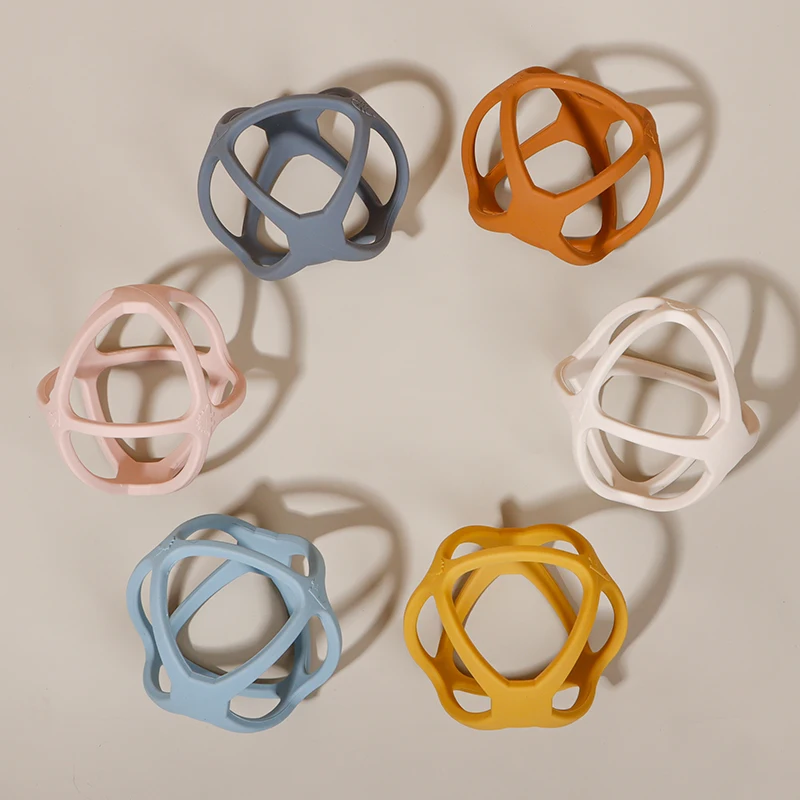 Modabebe Baby Silicone Teether Bpa Free Food Grade Silicone Soothing Teething Ball Educational Baby Training Toys For Baby Gifts