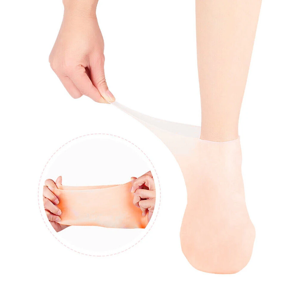 2pcs Silicone Foot Care Socks Moisturizing Gel Socks Elastic Cracked Skin Care - Image 4