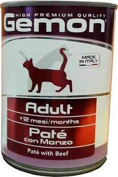 Gemon Gatto Adulto , Manzo Pate' Gr.400
