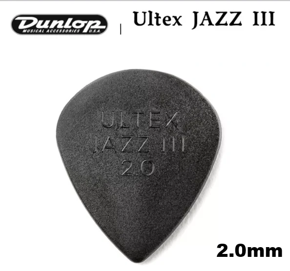 Dunlop Tortex White Jazz III 1.14mm, 12er Pick Packung