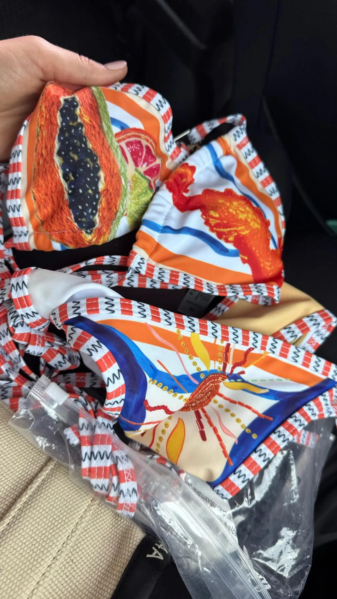 Elegant Push-Up Two-Piece Bikini Set in Polyester photo review