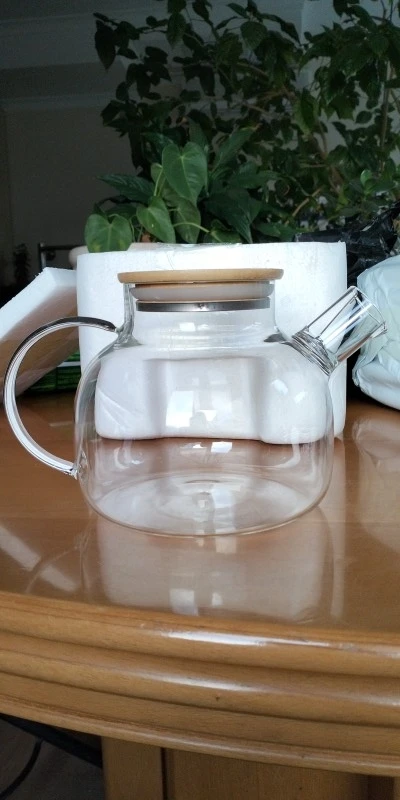Tetera Vidrio Borosilicato 1 lt