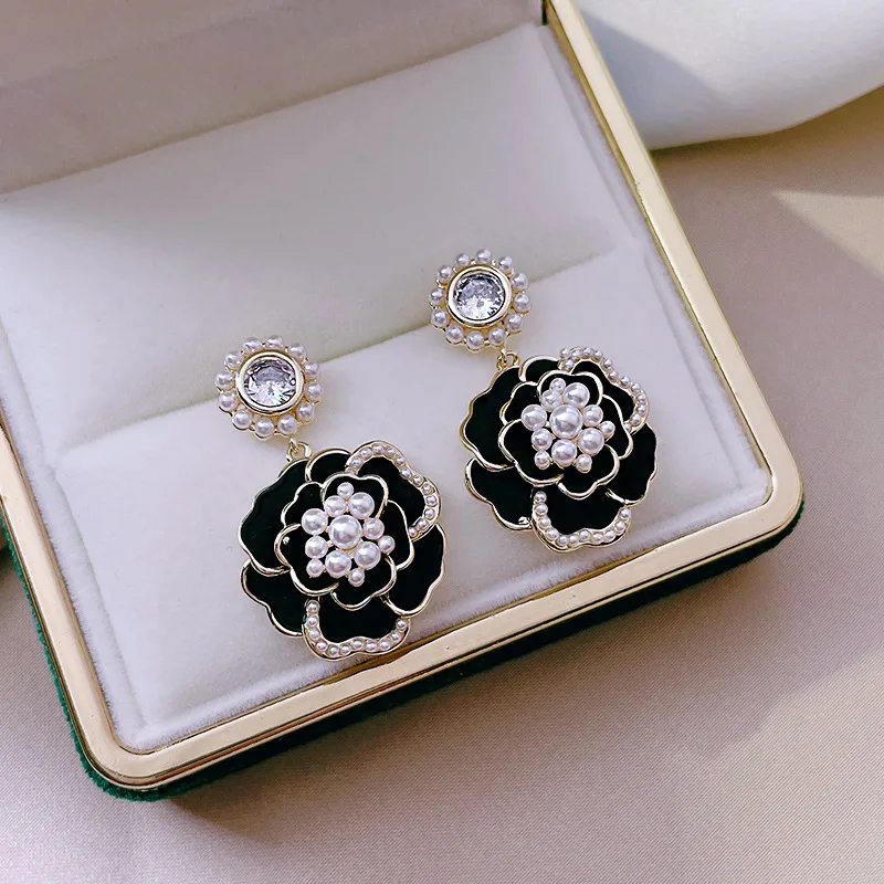 Camellia Earrings Ladies Earrings flower earrings