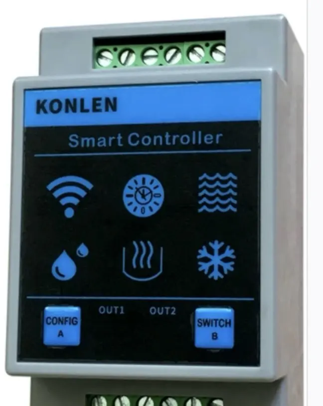 KONLEN Tuya Water Level Sensor WIFI Smart Home Leakage Flood Alarm Controller Meter Pool Vape Tank Flow Detector Leak Protection photo review