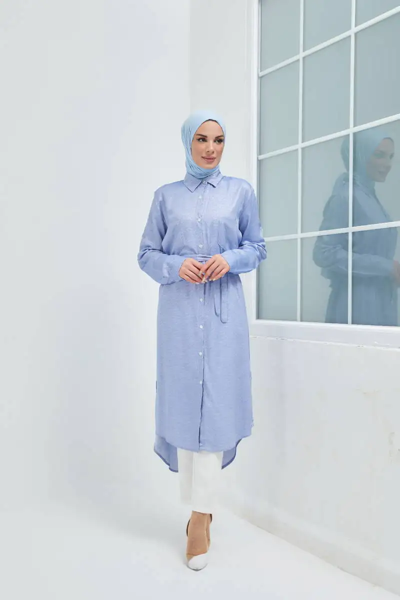 blue islamic dress istanbulstyles